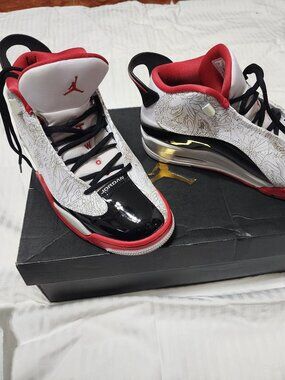 Jordan Dub Zero White Varsity Red (2022) - Mens 7, Womens ~8.5